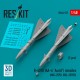 1/48 R-40TD (AA-6 Acrid) Missiles (2pcs) for MiG-25PD, MiG-25PDS