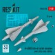 1/48 R-40RD (AA-6 Acrid) Missiles (2pcs) for MiG-25PD, MiG-25PDS