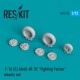 1/72 Dynamics F-16 (C) Block 40-52 Fighting Falcon Wheels for Tamiya/Revell kits