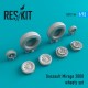 1/72 Dassault Mirage 2000 Wheels for Italeri/Heller/Revell/Tamiya kits