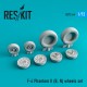 1/72 F-4 Phantom II (B, N) Wheels for Academy/Hasegawa/Fujimi/Revell kits