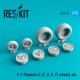 1/72 F-4 Phantom II C/D/E/F/G Wheels Set for Academy/Accurate Miniatures/Esci/Revell kits