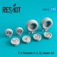 1/72 F-4 Phantom II (J, S) Wheels for Academy/Hasegawa/Eski/Italeri kits