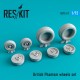 1/72 British Phantom Wheels for Fujimi/Matchbox/Airfix/Frog/Revell kits