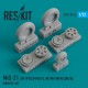 1/72 MiG-21 PF/PFS/PFM/FL/M/MF/MFN/SM/R Wheels for Eduard/Zvezda/Fujimi/KP/Kopro