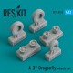 1/72 Cessna A-37 Dragonfly Wheels for Academy/Hasegawa kits