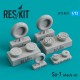 1/72 Sukhoi Su-7 Wheels for Model Svit kits