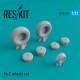 1/72 Petlyakov Pe-2 Wheels set for Zvezda kits