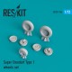 1/72 Dassault-Breguet Super Etendard Wheels set for Academy/Italeri/Heller kits