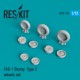 1/72 Douglas F4D-1 Skyray Type 2 Wheels set for Tamiya/Airfix kits