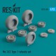 1/72 Me.262 Type 1 Wheels set for Academy/Airfix/Hasegawa/Revell/Hobby Boss/Smer kits