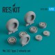 1/72 Me.262 Type 2 Wheels set for Academy/Airfix/Hasegawa/Revell/Hobby Boss/Smer kits