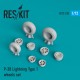 1/72 Lockheed P-38 Lightning Type 1 Wheels set for Academy/Airfix kits