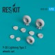 1/72 Lockheed P-38 Lightning Type 2 Wheels set for Academy/Airfix kits