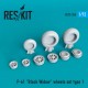 1/72 Northrop P-61 Black Widow Wheels set for Dragon/Hobby Boss kits