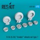 1/72 Douglas B-26 (A-26) Invader Wheels set Type 1 for Italeri kits
