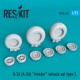 1/72 Douglas B-26 (A-26) Invader Wheels set Type 2 for Italeri kits