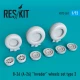 1/72 Douglas B-26 (A-26) Invader Wheels set Type 2 for Italeri kits