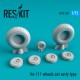 1/72 He-111 Wheels set Early Type for Hasegawa/Airfix/Zvezda/Roden/Revell/Italeri