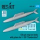 1/72 450 gal wing Fuel Tanks with Pylons for F-105 "Thunderchief" (2 pcs)