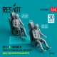 1/48 OV-10A Bronco Pilots Sitting in Ejection Seats for RSU48-0327 (2pcs, 3D Printed)