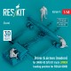 1/48 Modern Driver n Airmen(3pcs) for MHU-83 D/E Lift Truck LOWER Loading for RSK48-0008