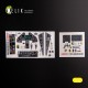 1/32 F-117A Type 1 Interior parts (3D decals) for Trumpeter kit 