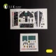 1/32 F-117A Type 2 Interior parts (3D decals) for Trumpeter kit 