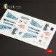 1/48 Sukhoi SU-25UB Interior 3D Decals for Smer/KP kit