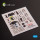 1/72 Me 163 B/S Komet Interior 3D Decals for Hobby 2000/Academy kit