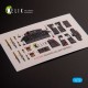 1/72 Vickers Valiant B(PR)K.1 Front Cockpit Interior 3D Decals for Airfix kit