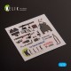 1/72 P-40K Warhawk Interior 3D Decals for Special Hobby kit