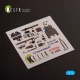 1/72 P-40K Warhawk Interior 3D Decals for Special Hobby kit