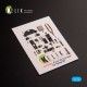 1/72 F4U-1A Corsair Interior 3D Decals for Tamiya kit
