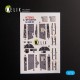 1/72 L-29 Delfin Interior parts (3D decals) for AMK kit 