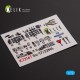 1/72 SU-17M4P/22M4 Interior parts (3D decals) for ModelSvit kit 