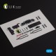 1/72 UH-34J SEA HORSE Interior parts (3D decals) for Italeri kit 