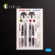 1/72 T-33A Shooting Star Interior 3D Decals for Platz kit