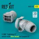 1/32 F-35B Lightning II Exhaust Nozzle (Short takeoff) for Trumpeter kit