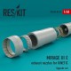 1/48 Dassault Mirage III E Exhaust Nozzles for Kinetic kits