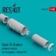 1/48 Saab 35 Draken Exhaust Nozzles for Hasegawa/Eduard kits