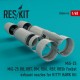 1/48 MiG-25 RB/RBT/BM/RBK/RBF/RBSh Foxbat Exhaust Nozzles for Kitty Hawk Kits