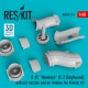 1/48 E-2C "Hawkeye" (C-2 Greyhound) Exhaust Nozzles & Air Intakes for Kinetic kit