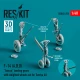 1/48 F-14 (A,B,D) "Tomcat" Landing Gears w/Weighted Wheels for Tamiya