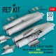 1/48 B-1B Lancer Early Nacelles w/Air Intakes n Exhaust Nozzles (open engine bay) Revell