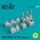 1/72 Mi-2 Main Rotor Upgrade Set for Amodel/Top Gun/Balaton Modell/KPM/hobby boss kits