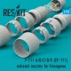 1/72 F-111 A/B/C/D/E (EF-111) Exhaust Nozzles for Hasegawa kits
