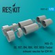 1/72 MiG-25 RB/RBT/BM/RBK/RBF/RBSh Foxbat Exhaust Nozzles for ICM Kits