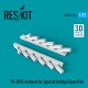 1/72 Bf-109E Exhaust for Special Hobby/Eduard kit (3D Printing)