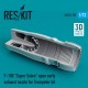 1/72 F-100 Super Sabre Open Early Exhaust Nozzle for Trumpeter kit